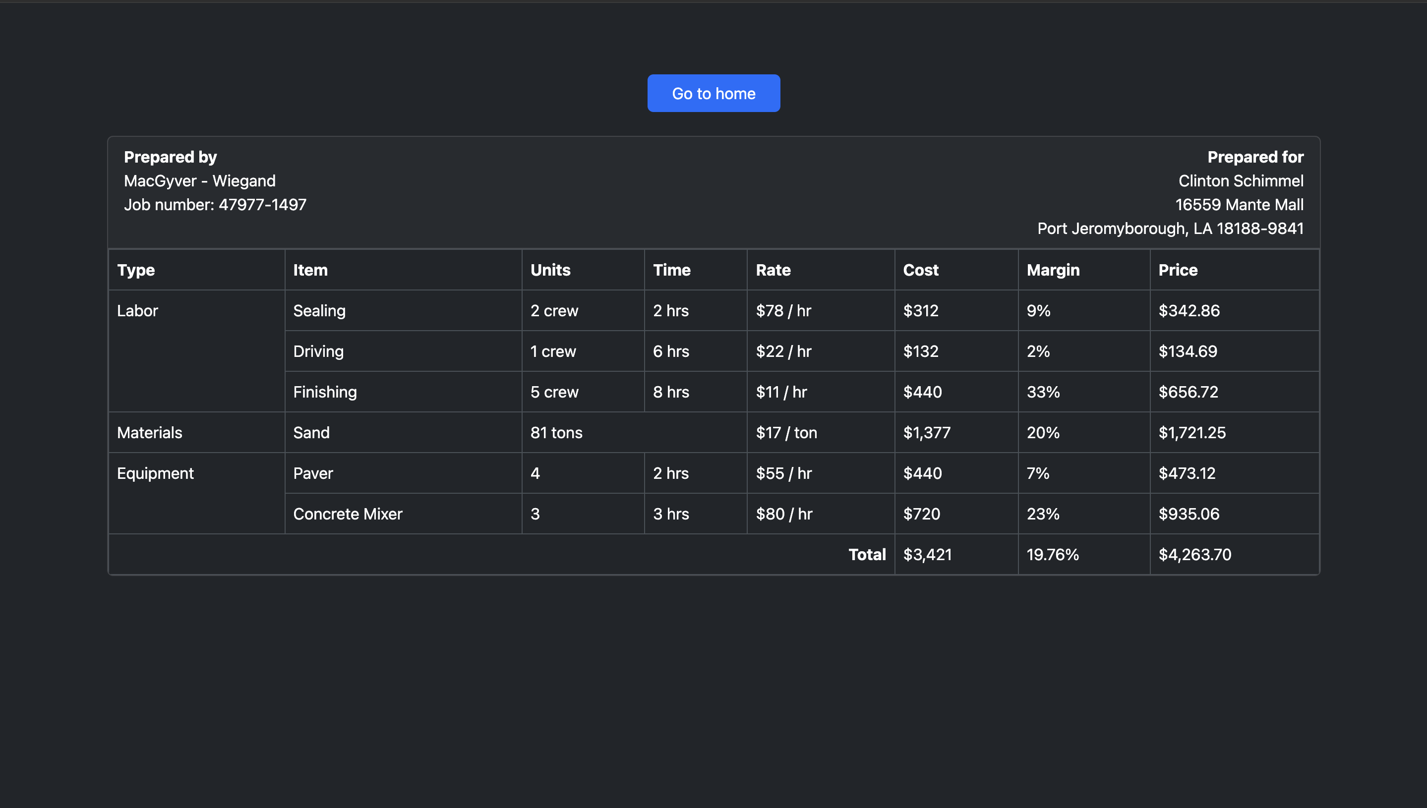 Estimate Builder - Image 1